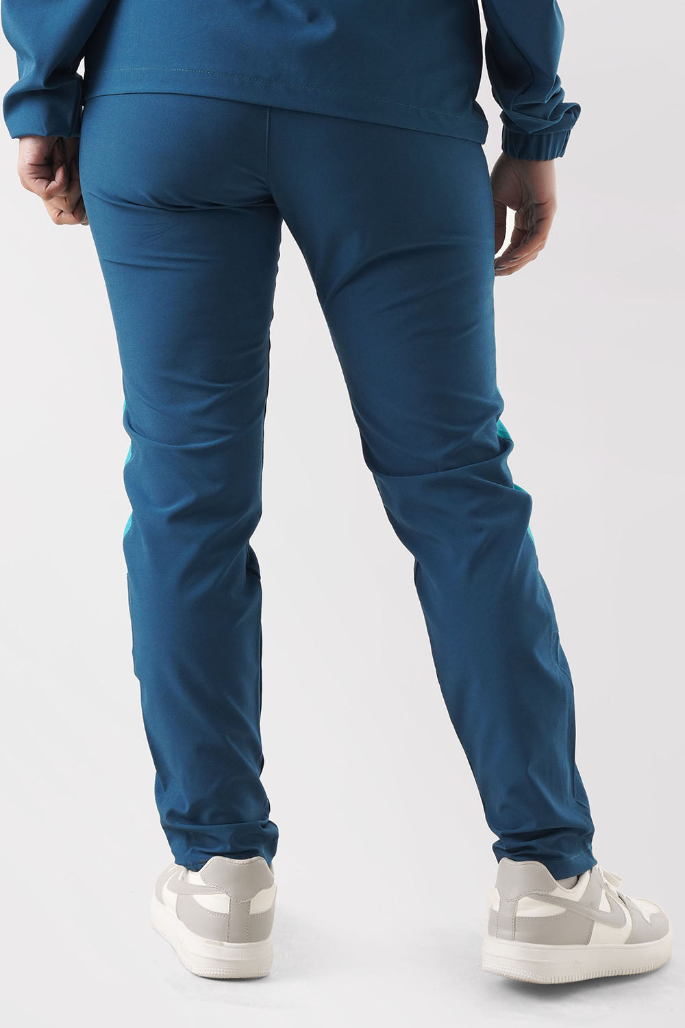 Blue Woven Stretch Tracksuit Trousers