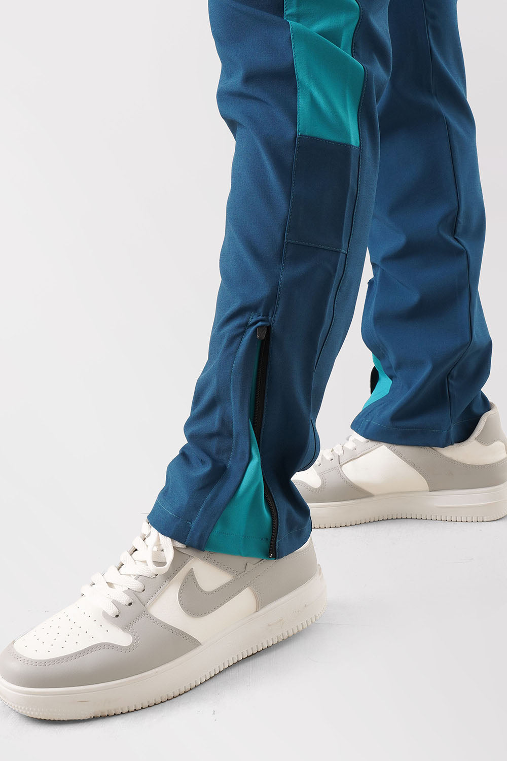 Blue Woven Stretch Tracksuit Trousers