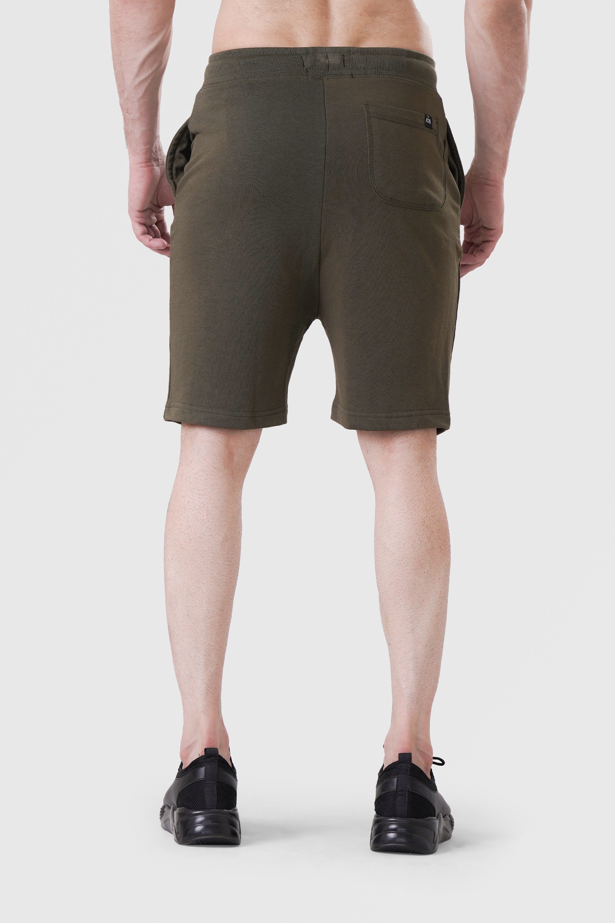 ESSENTIAL LOUNGE TERRY SHORTS OLIVE