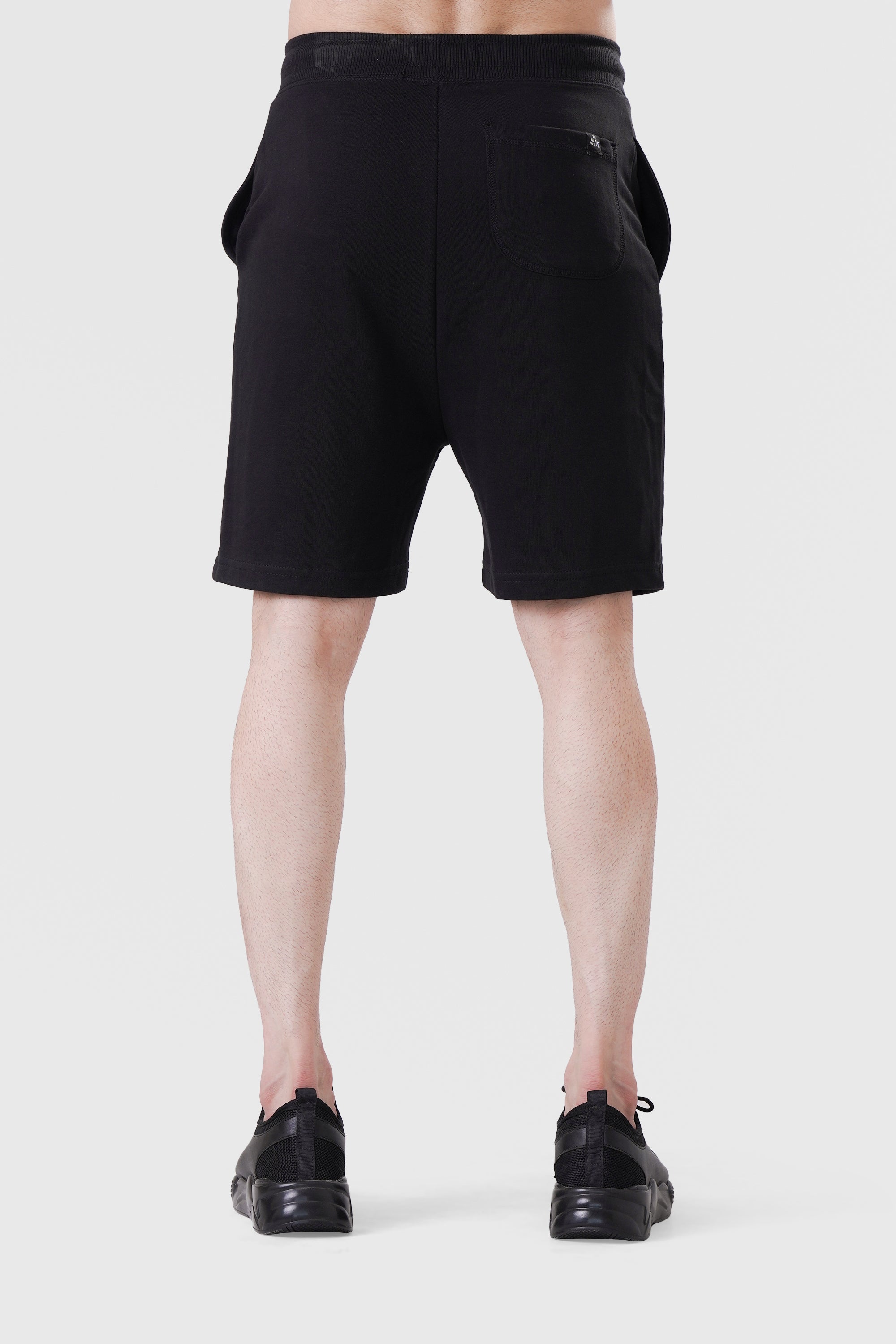 ESSENTIAL LOUNGE TERRY SHORTS BLACK