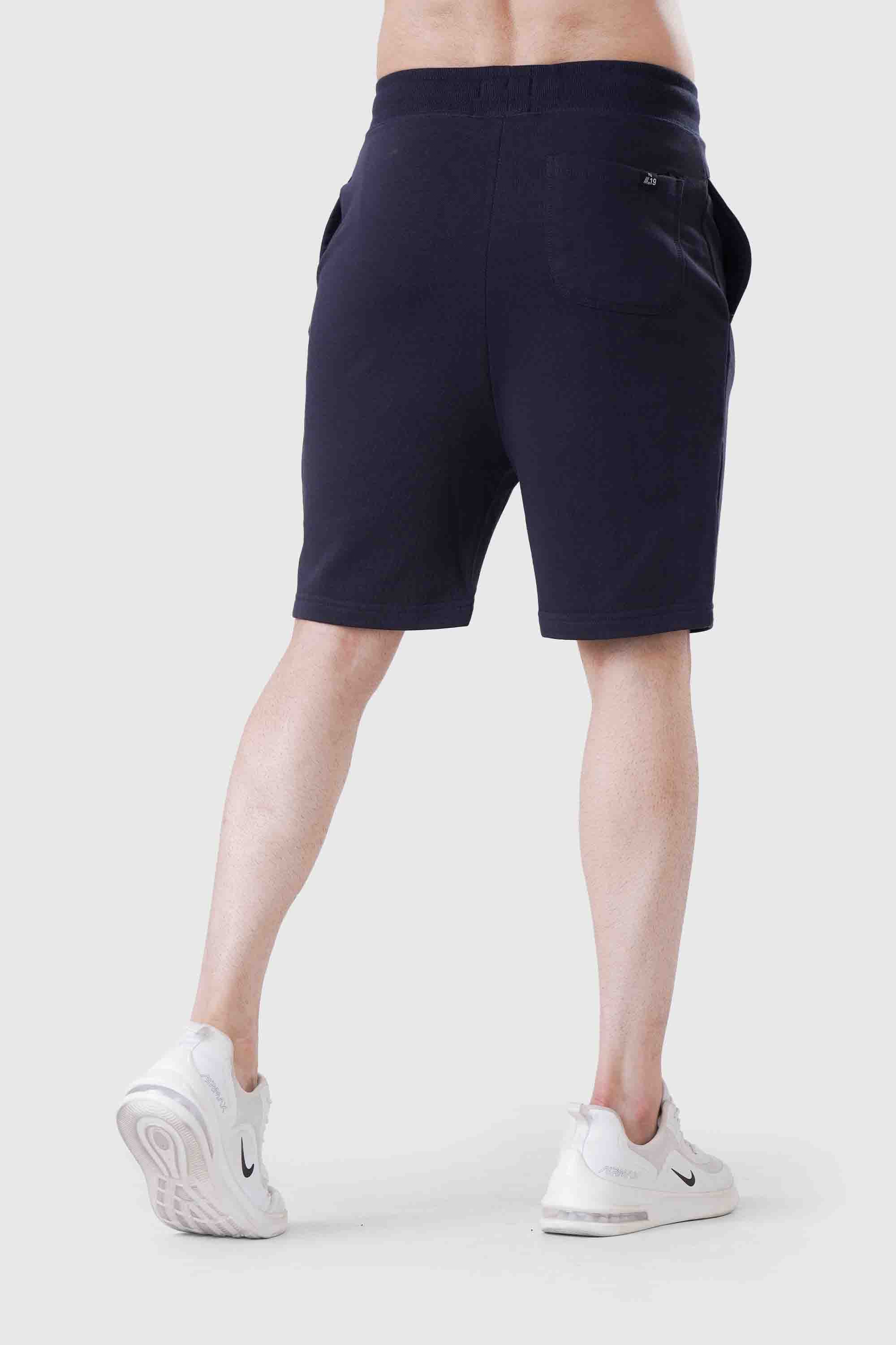 ESSENTIAL LOUNGE TERRY SHORTS NAVY