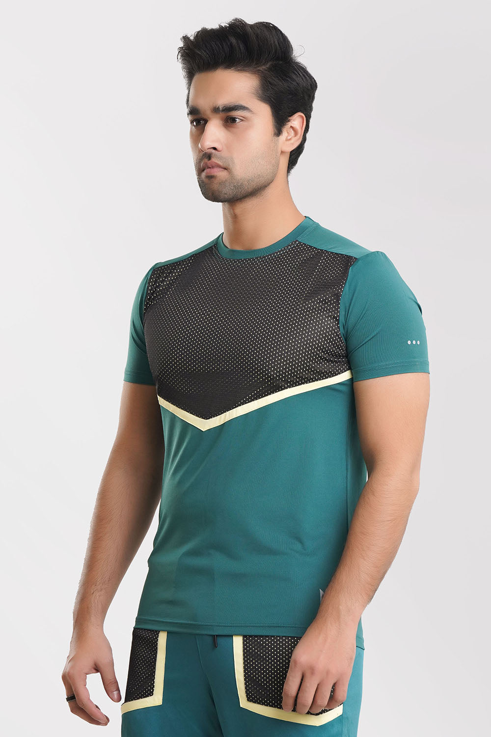 Mesh Panel T-Shirt