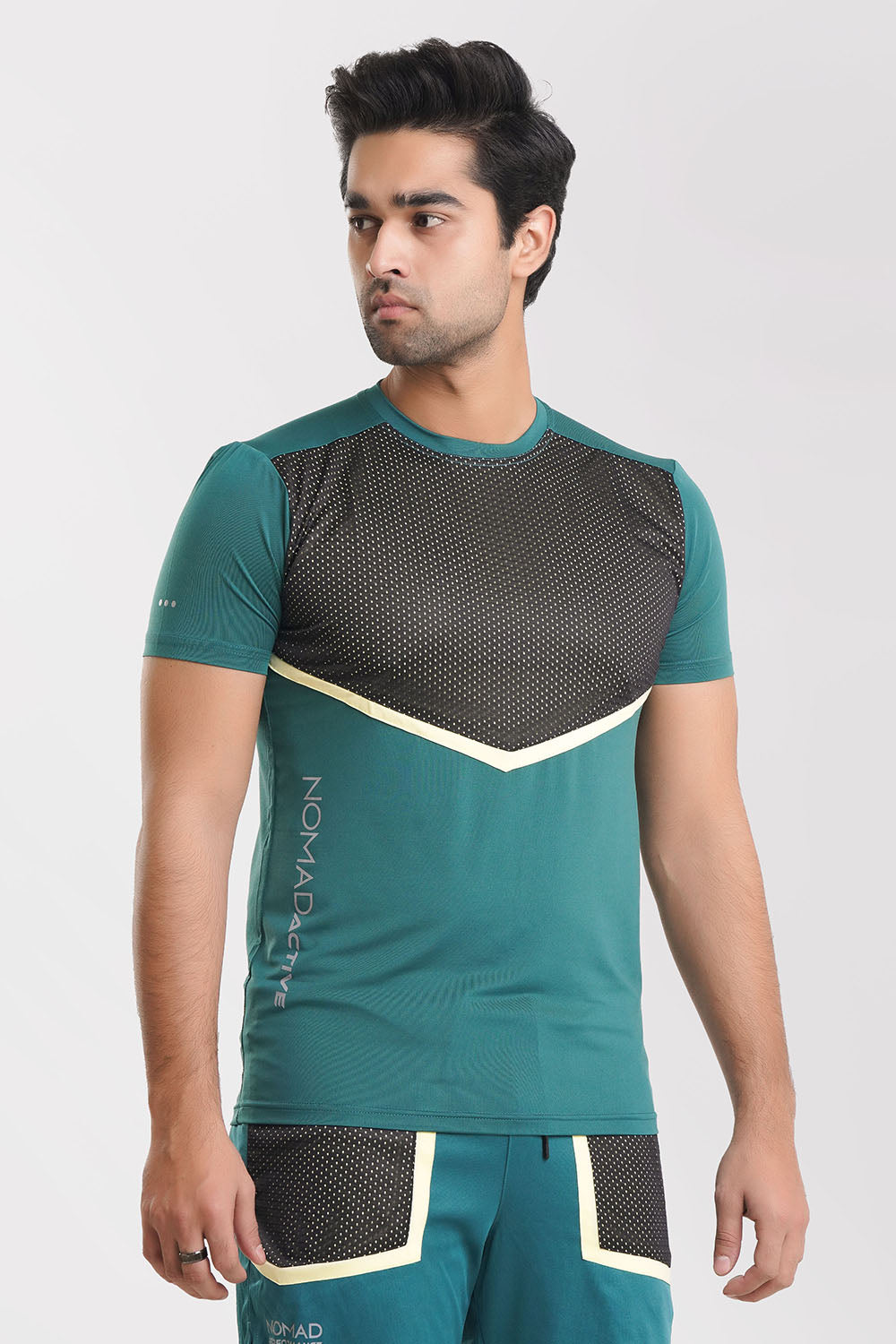 Mesh Panel T-Shirt