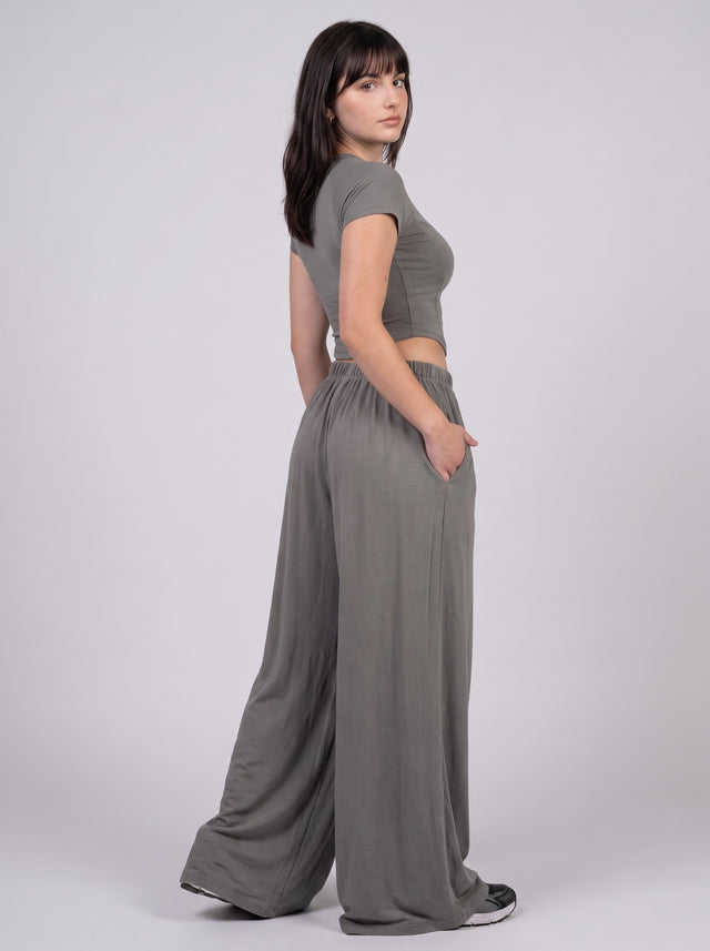 Nomad ButterySoft Palazzo Gray