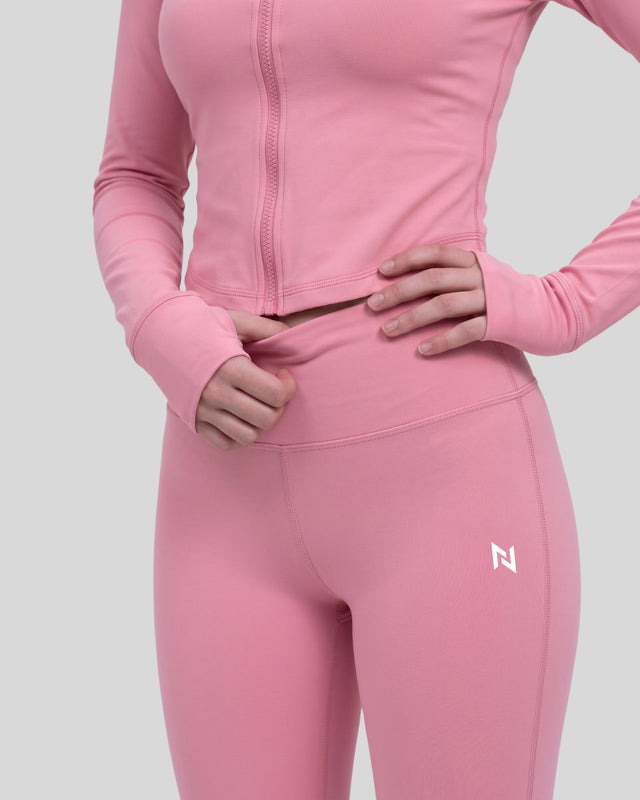 High Waisted Leggings Baby Pink