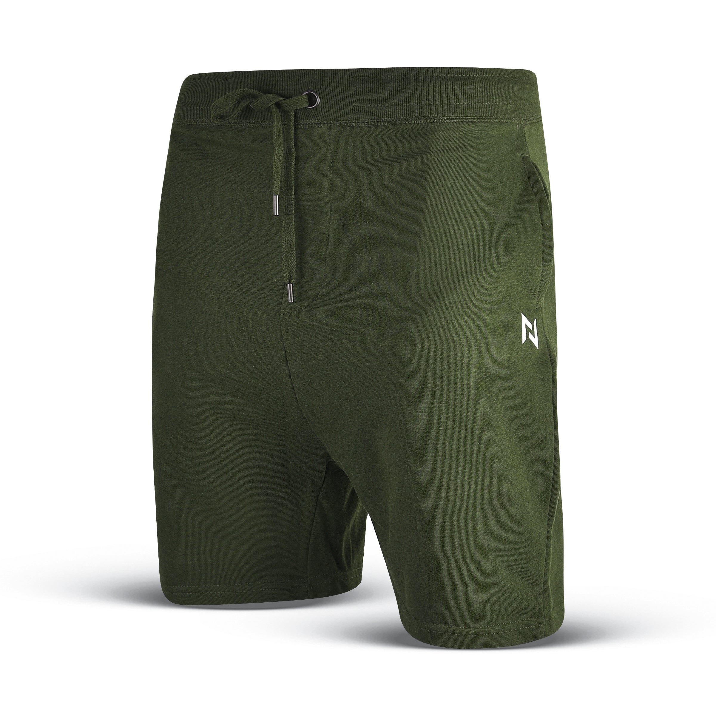 ESSENTIAL LOUNGE TERRY SHORTS OLIVE
