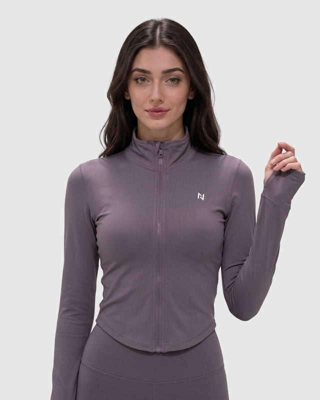 AEROSKIN COMPRESSION JACKET DUSTY PURPLE