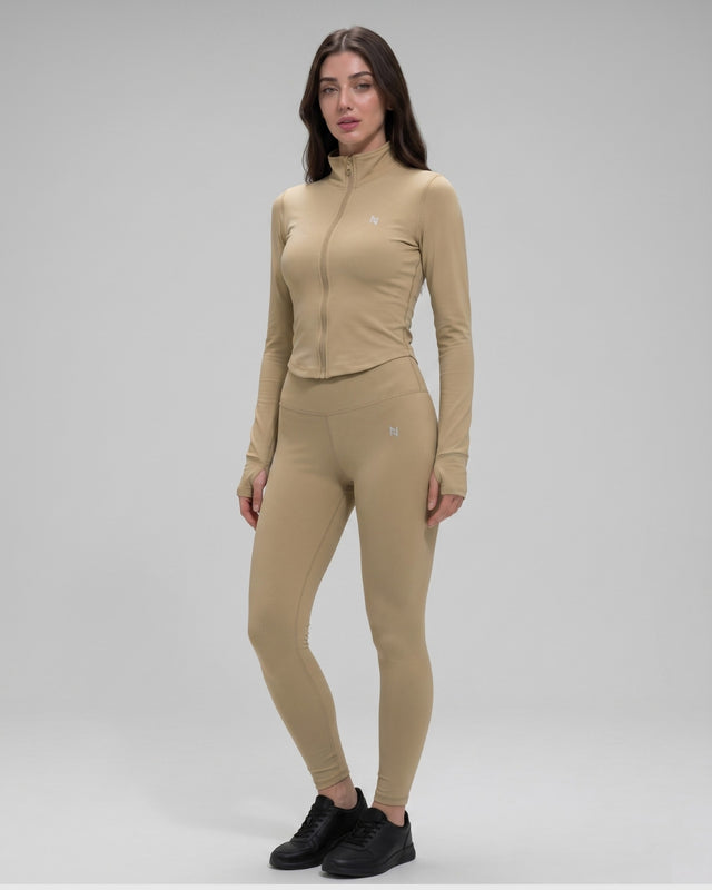 AEROSKIN COMPRESSION JACKET GOLDEN BEIGE