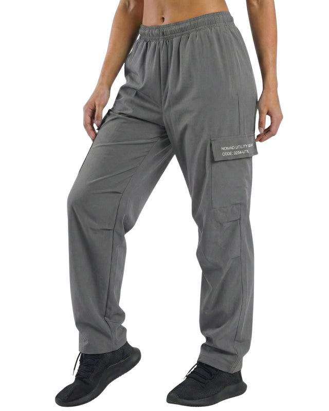 WOMENS UTILITY CARGOS GREY