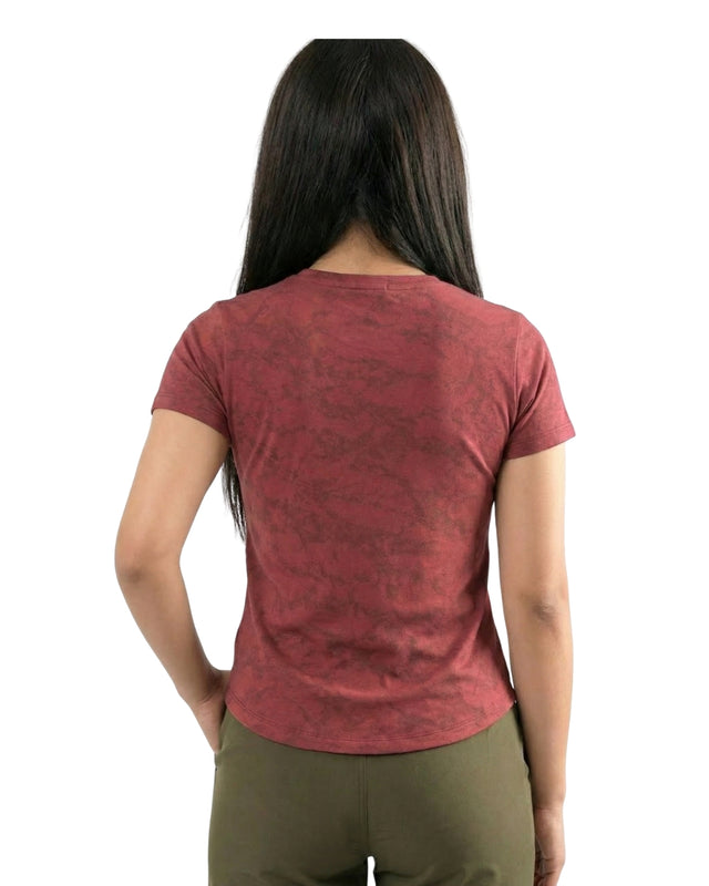 CLOUD WASH CAMO TEE RED