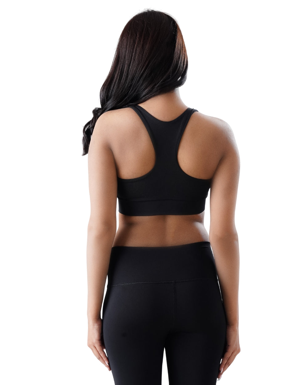 Aero Dry Front-Zip Sports Bra
