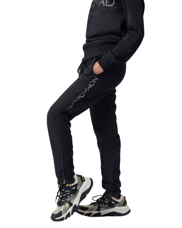 Black Trousers With Mesh