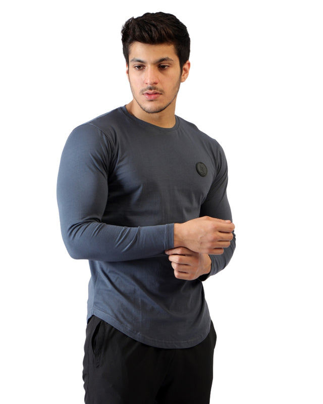 Scoop Bottom Long Sleeve T-Shirt