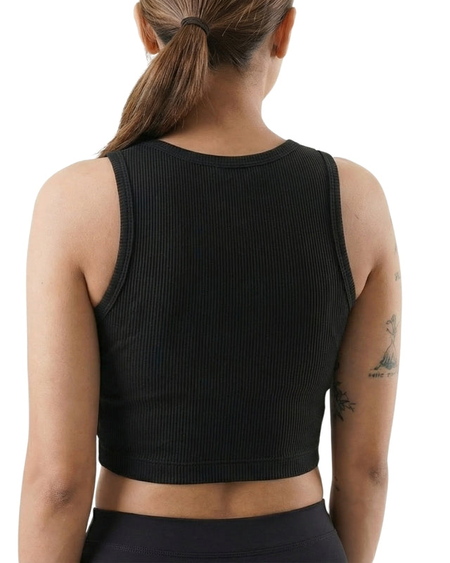 RIB CROP TANK