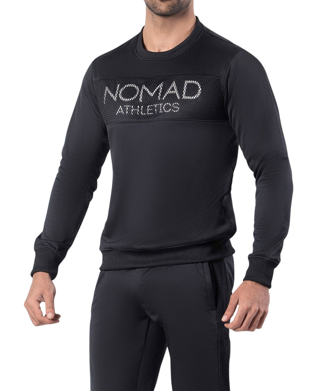 Mesh Sweatshirt Black