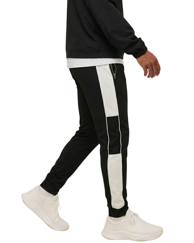 Black Side Panel Trousers
