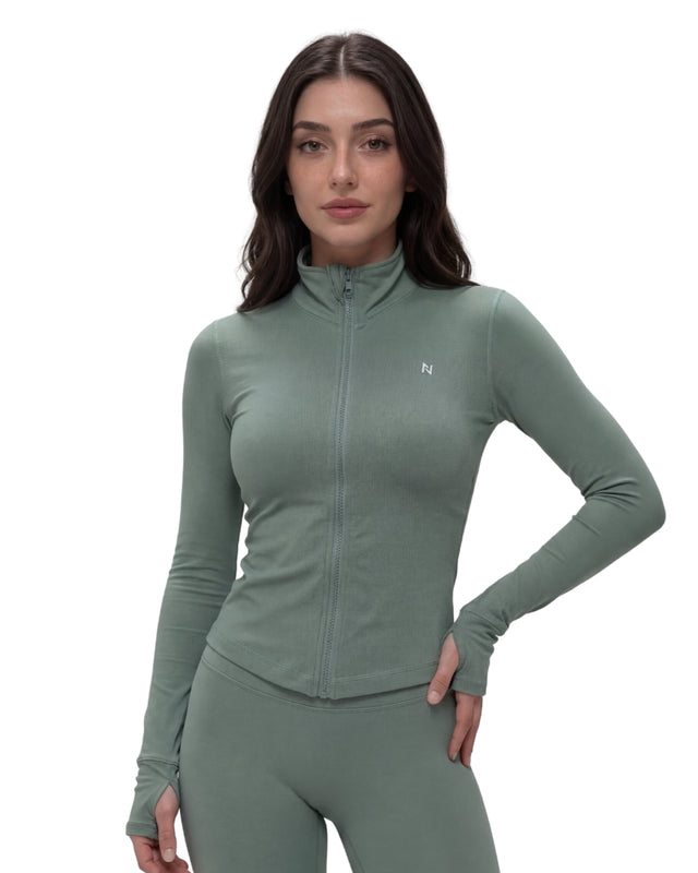 AEROSKIN COMPRESSION JACKET Light Green