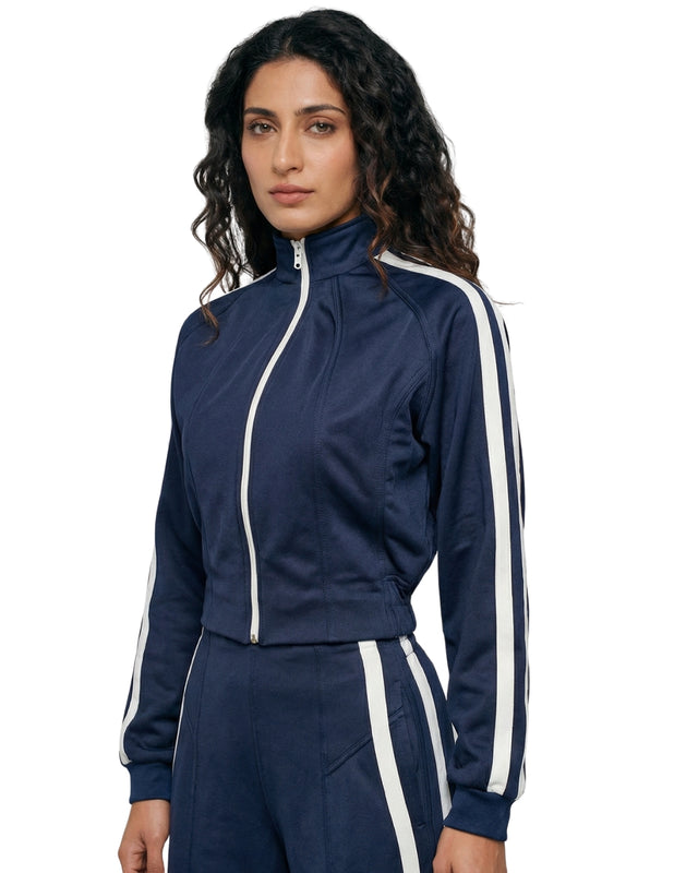 Prime Fleece Zipper Jacket Navy