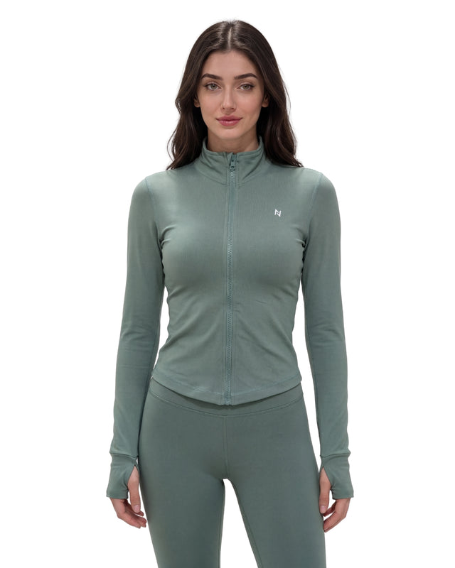 AEROSKIN COMPRESSION JACKET Light Green