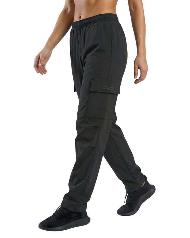 WOMENS UTILITY CARGOS BLACK