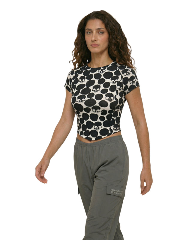 FLEX FORM COTTON TEE Skull