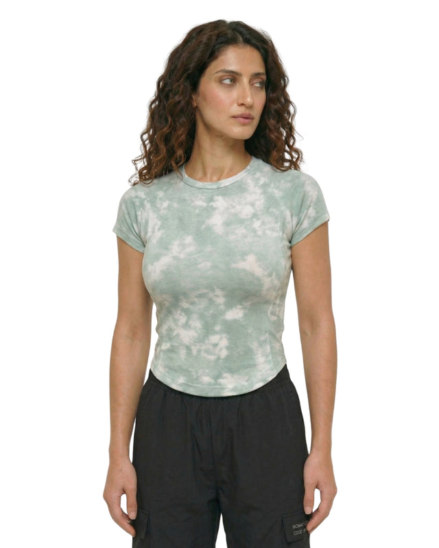 FLEX FORM COTTON TEE MINT GREEN CAMO