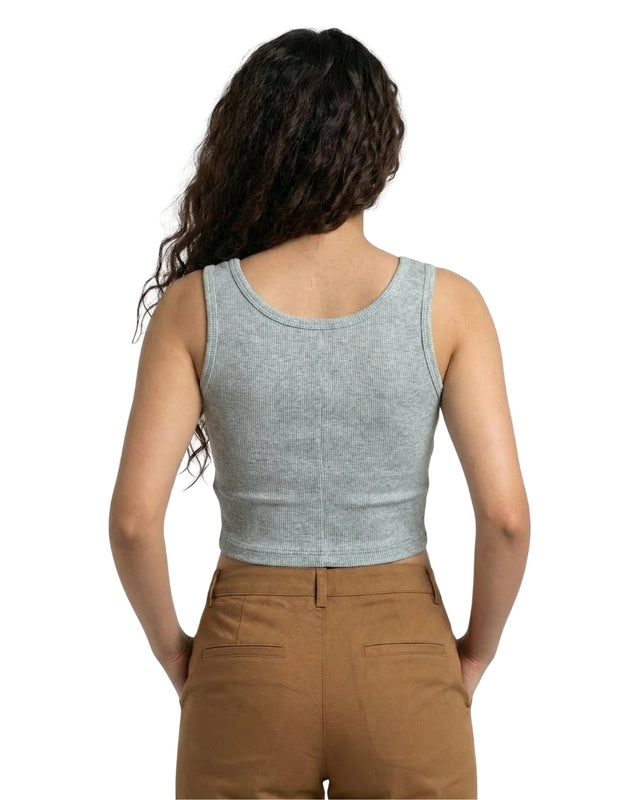 RIB CROP TANK