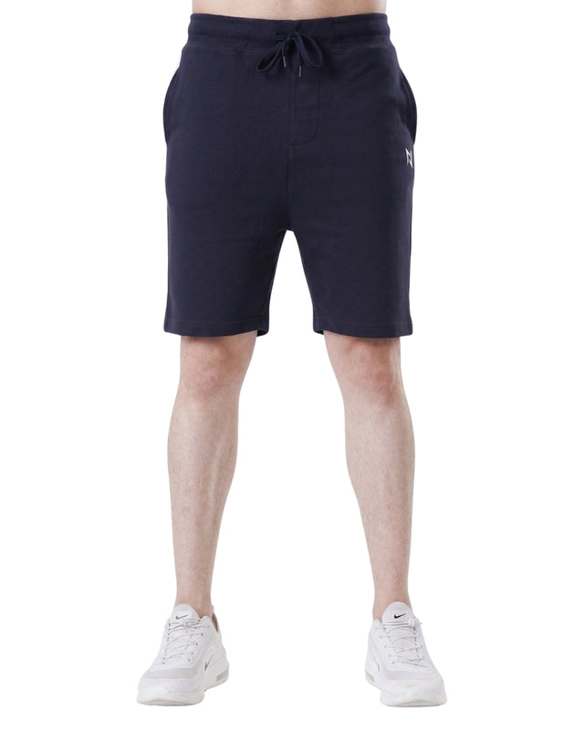 ESSENTIAL LOUNGE TERRY SHORTS NAVY