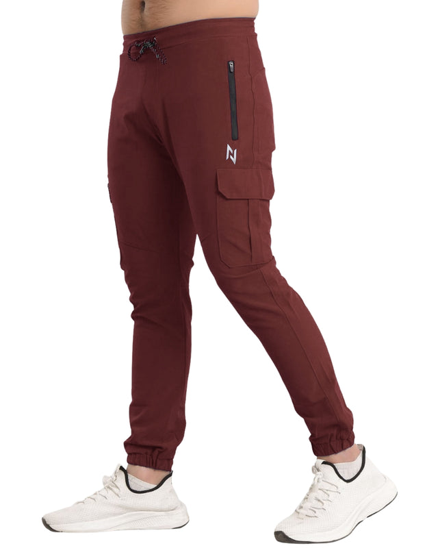 NMD CARGO TROUSER BURGUNDY