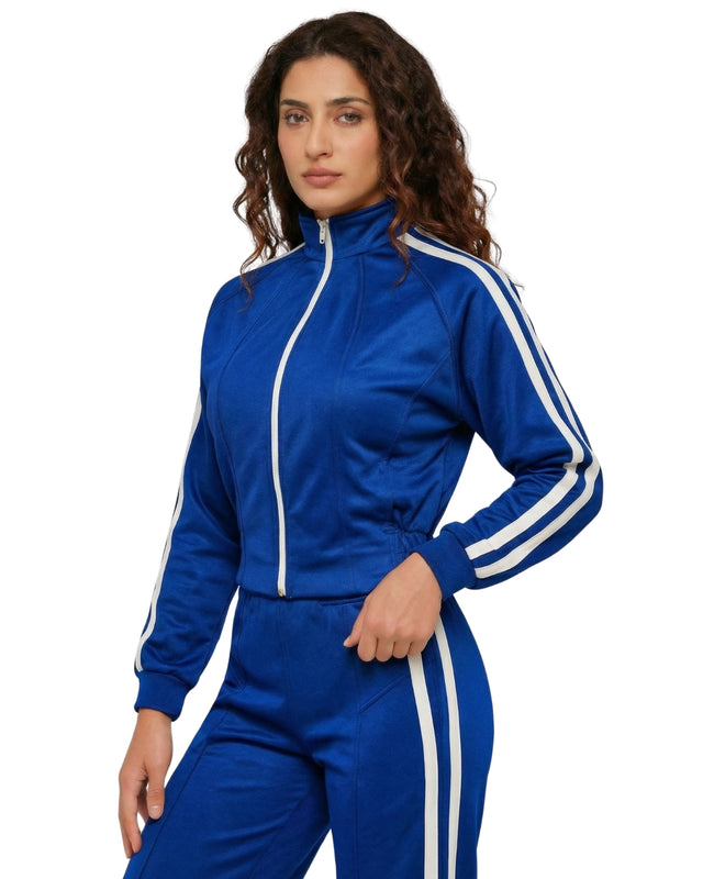 Prime Fleece Zipper Jacket Royal Blue