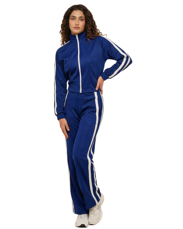 Prime Fleece Zipper Jacket Royal Blue