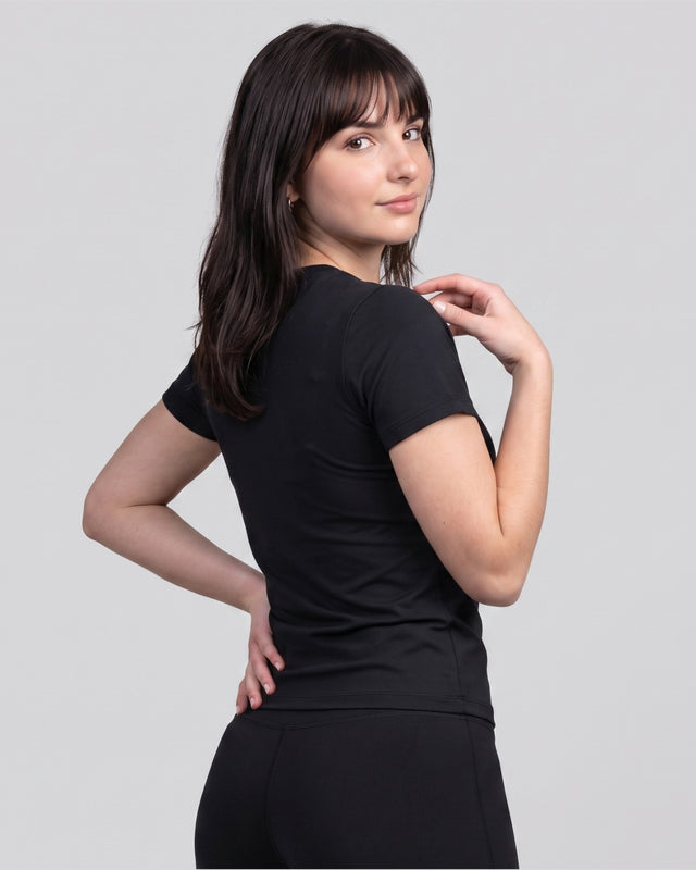 Aeroskin Half Sleeve compression Shirt Black