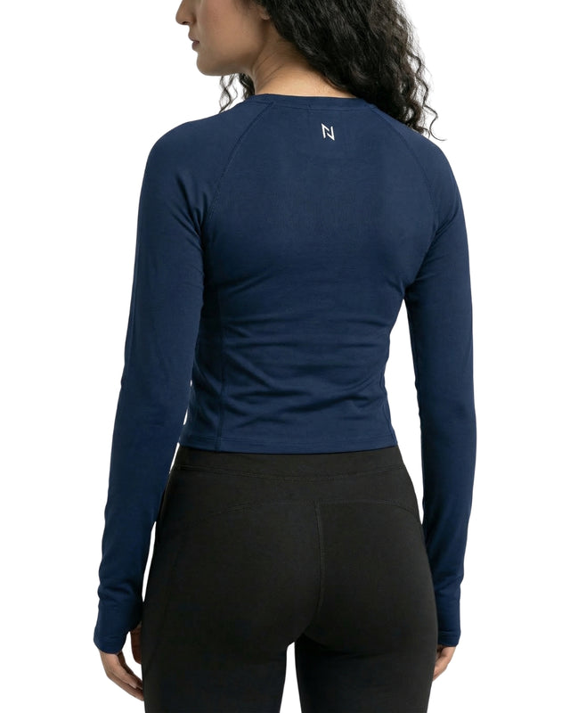 AEROSKIN COMPRESSION T-SHIRT NAVY