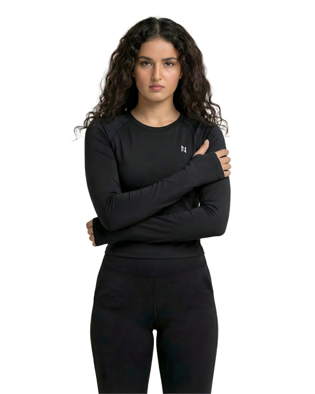 AEROSKIN COMPRESSION T-SHIRT BLACK