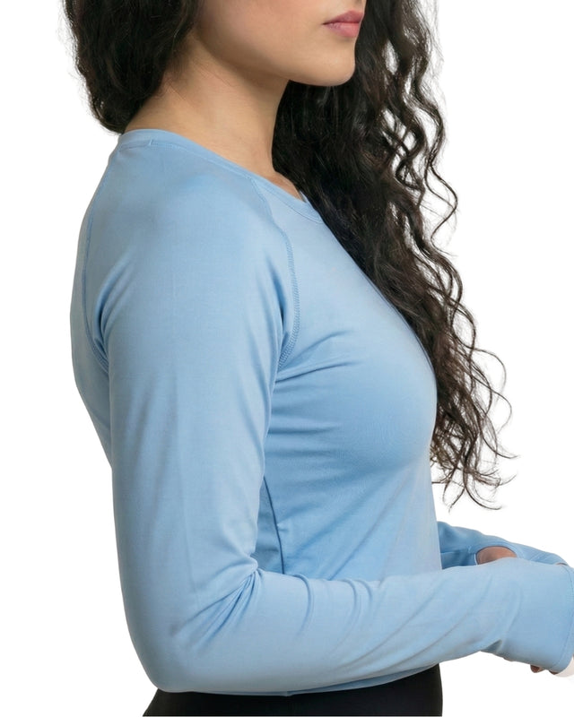 AEROSKIN COMPRESSION T-SHIRT SKY