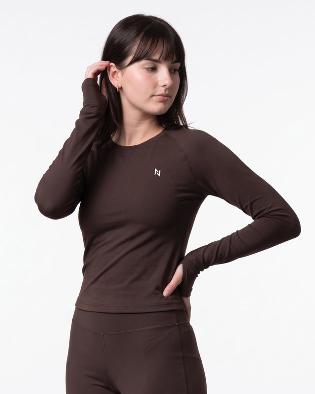 AEROSKIN COMPRESSION T-SHIRT Dark Brown