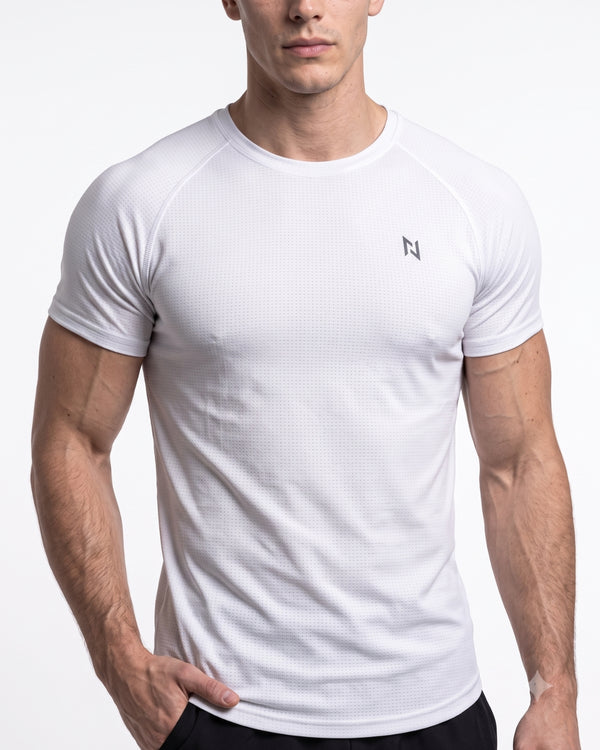 Muscle Fit Air Tee White