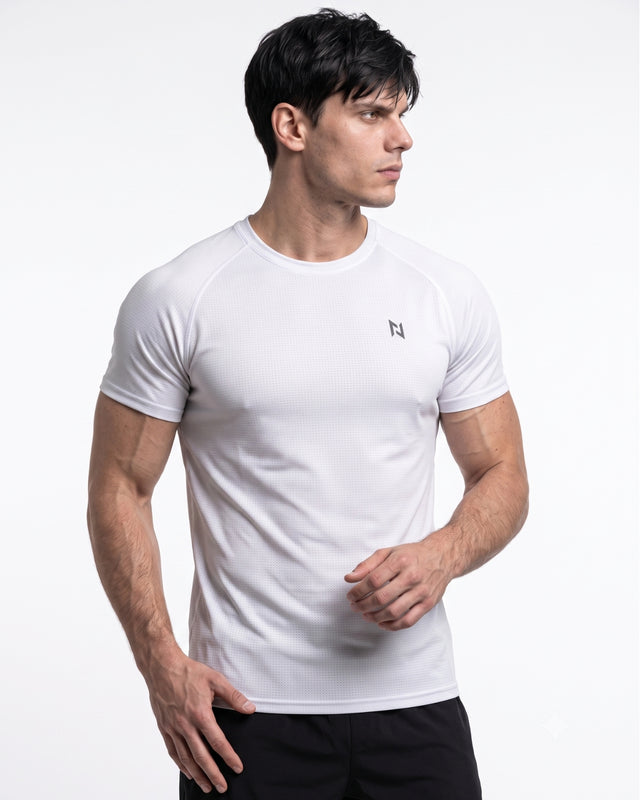 Muscle Fit Air Tee White