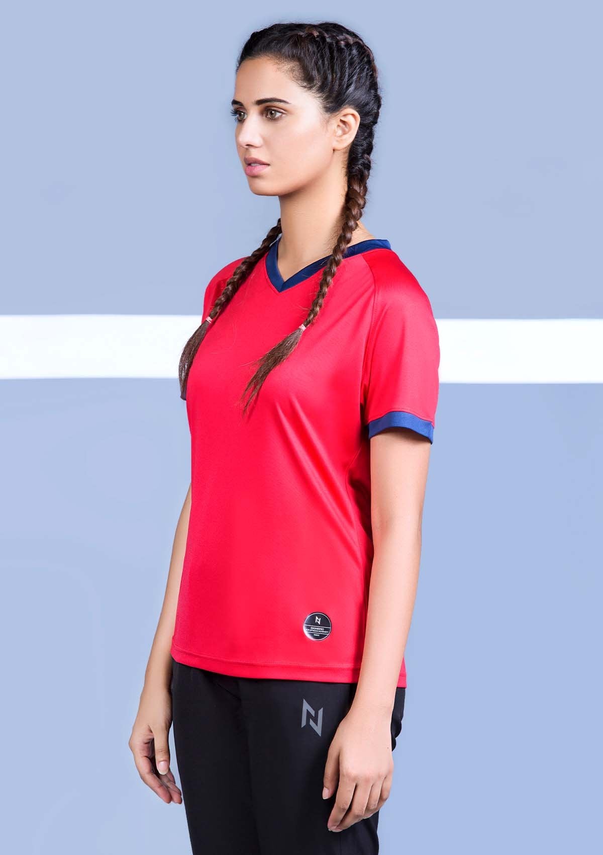 TRAINING TOP VN - NEON RED - Nomad Apparel