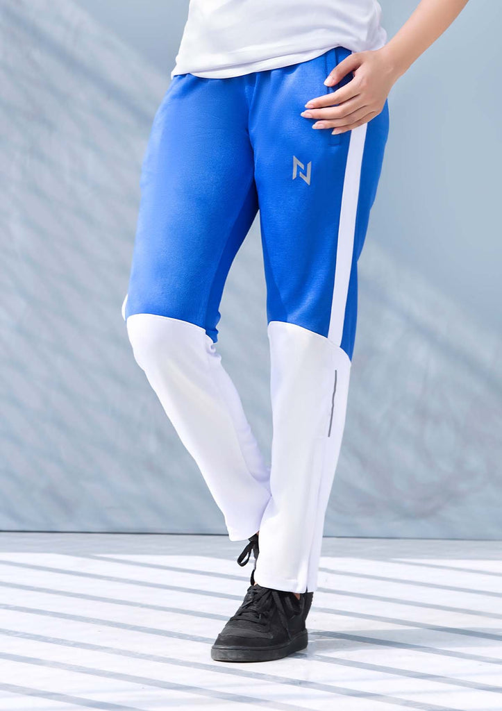 TRAINING TROUSERS - BLUE AND WHITE - Nomad Apparel