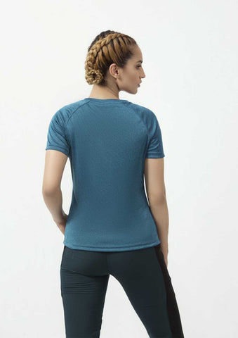 DRY FIT SHORT SLEEVES CREW - SEA GREEN - Nomad Apparel