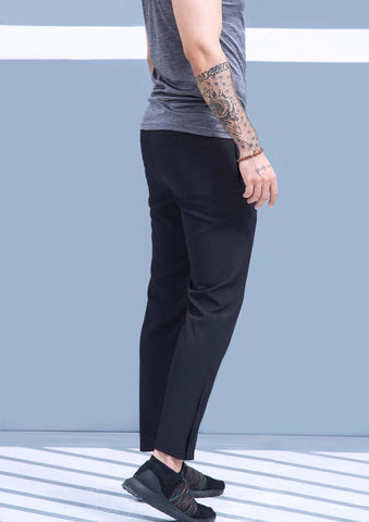 TRAINING TROUSERS WOVEN - BLACK - Nomad Apparel