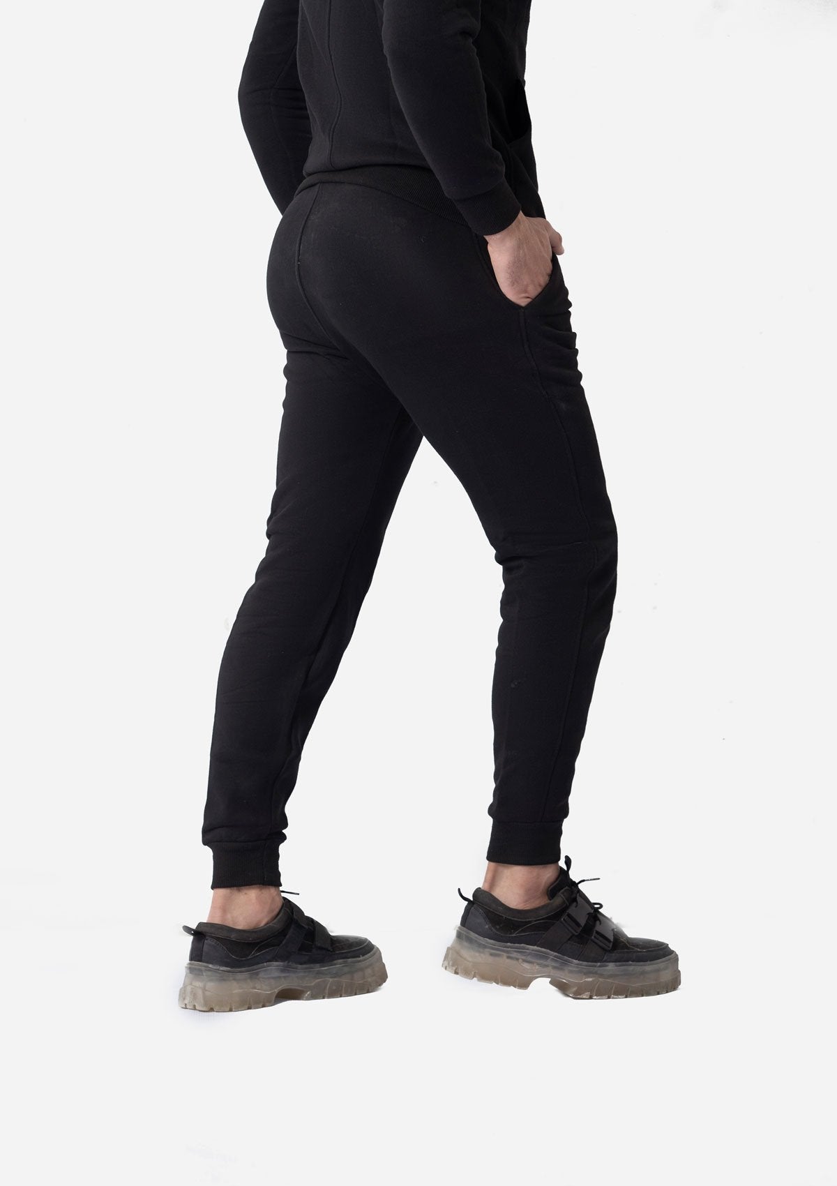 BLACK WATER REPELLENT TROUSERS - Nomad Apparel