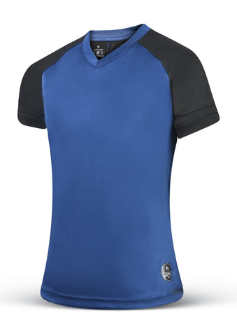 TRAINING TOP - BLUE AND BLACK - Nomad Apparel