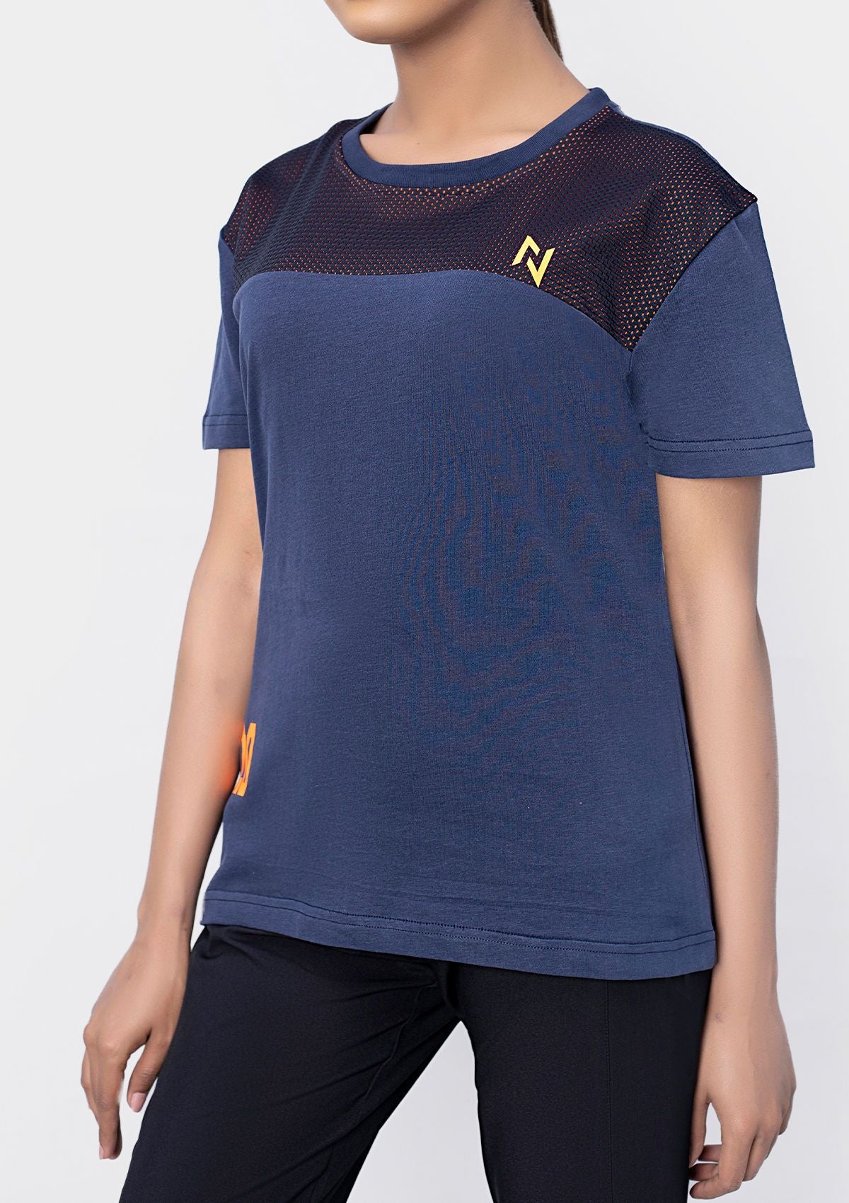 SUEDED COTTON MESH T-SHIRT - Nomad Apparel